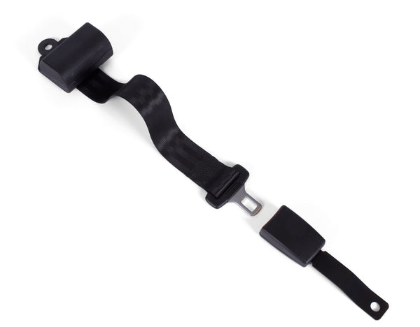 2 Point Retractable Seat Belt w/ Compact ALR & Metal Bracket Buckle