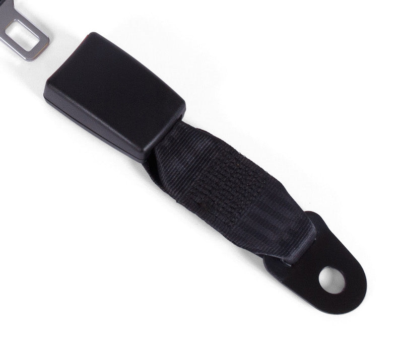 7 inch seatbelt buckle with offset metal bracket